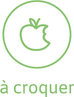 logo pomme à croquer